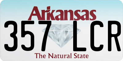 AR license plate 357LCR