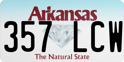 AR license plate 357LCW