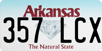 AR license plate 357LCX