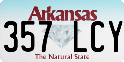 AR license plate 357LCY