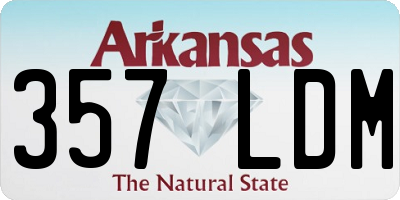 AR license plate 357LDM