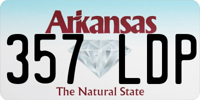 AR license plate 357LDP