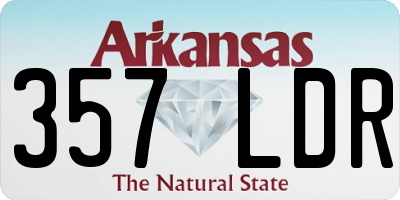 AR license plate 357LDR