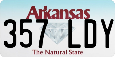 AR license plate 357LDY
