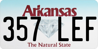 AR license plate 357LEF