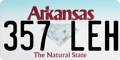AR license plate 357LEH