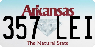 AR license plate 357LEI
