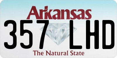 AR license plate 357LHD