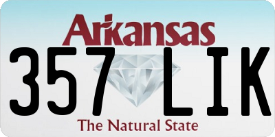 AR license plate 357LIK