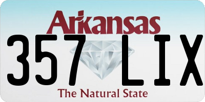 AR license plate 357LIX