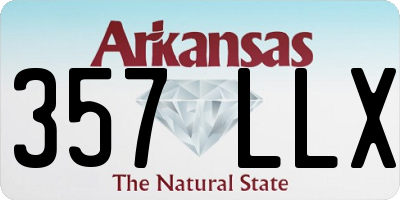 AR license plate 357LLX