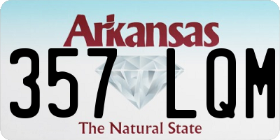 AR license plate 357LQM