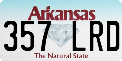 AR license plate 357LRD