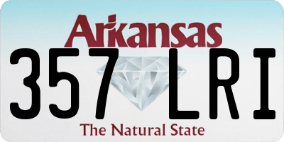 AR license plate 357LRI