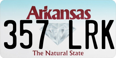 AR license plate 357LRK