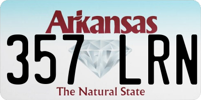 AR license plate 357LRN
