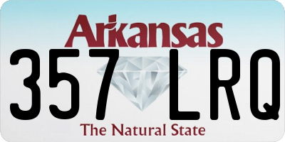 AR license plate 357LRQ