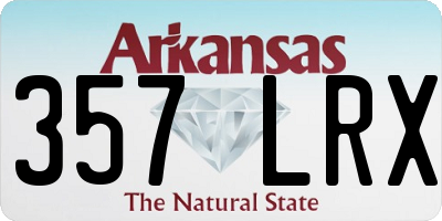 AR license plate 357LRX