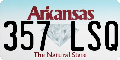 AR license plate 357LSQ
