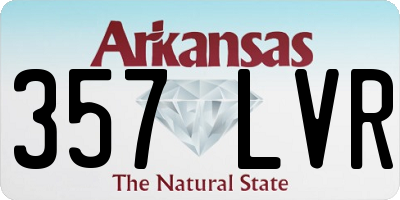 AR license plate 357LVR