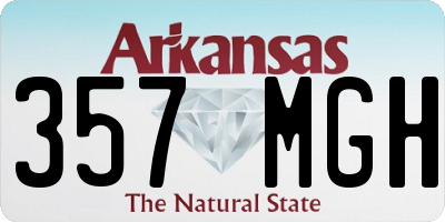 AR license plate 357MGH