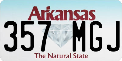 AR license plate 357MGJ