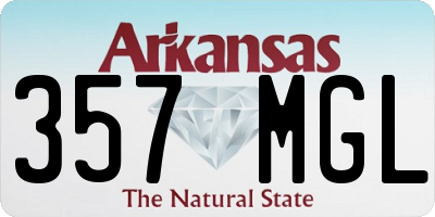 AR license plate 357MGL