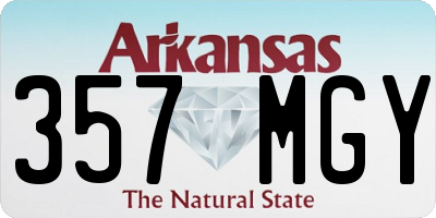 AR license plate 357MGY