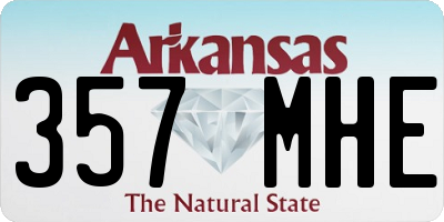 AR license plate 357MHE