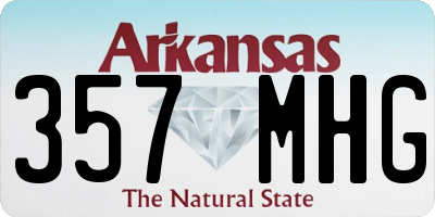 AR license plate 357MHG