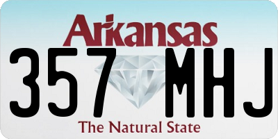 AR license plate 357MHJ