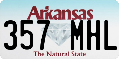 AR license plate 357MHL