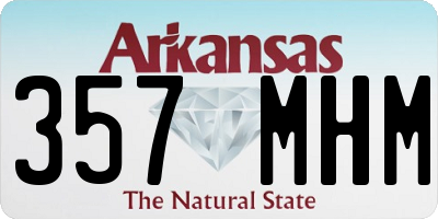 AR license plate 357MHM