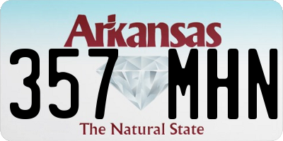 AR license plate 357MHN