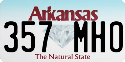 AR license plate 357MHO