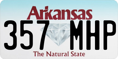 AR license plate 357MHP