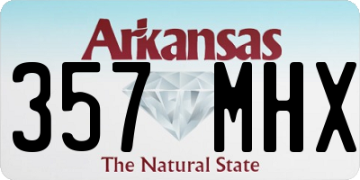 AR license plate 357MHX
