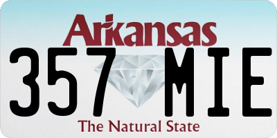 AR license plate 357MIE
