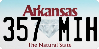 AR license plate 357MIH