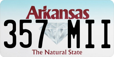 AR license plate 357MII