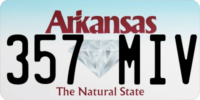 AR license plate 357MIV