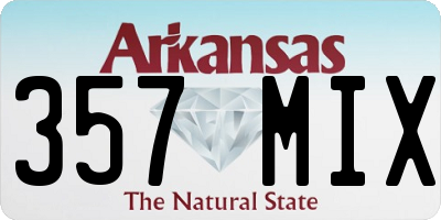 AR license plate 357MIX