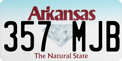 AR license plate 357MJB