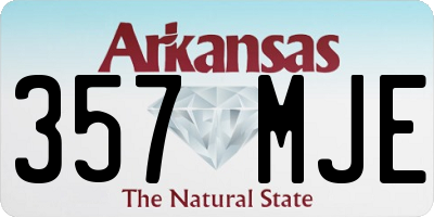AR license plate 357MJE