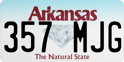 AR license plate 357MJG