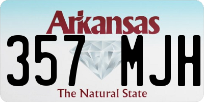 AR license plate 357MJH