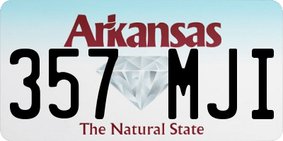AR license plate 357MJI