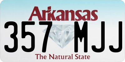 AR license plate 357MJJ