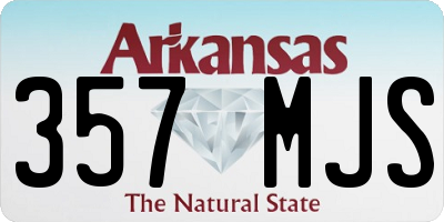 AR license plate 357MJS