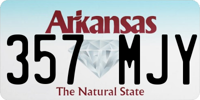 AR license plate 357MJY